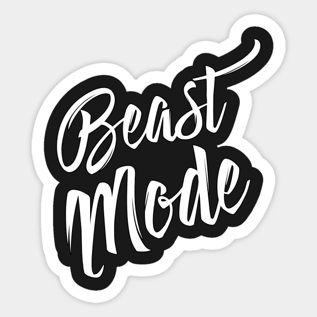 Beast Mode Sticker by MAG